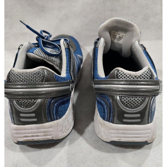 Orthofeet Sprint 674 Men\'s  Size 11 Wide 2E Blue Tie-Less Orthopedic Sneaker main image 16